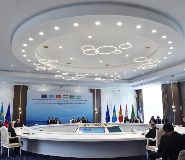 President of the European Council meets with leaders of all five Central Asian countries.